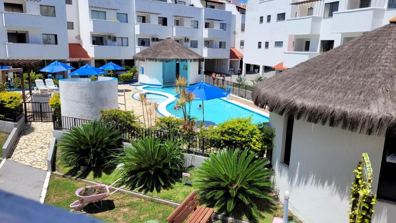 Apto na orla da Praia Grande com piscina e garagem Arraial do Cabo Esterno foto